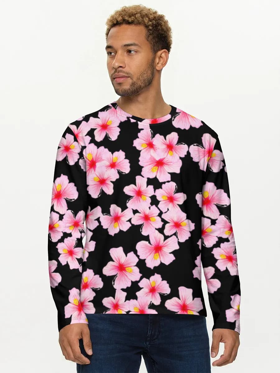 Camisa de manga larga de algodón para hombre