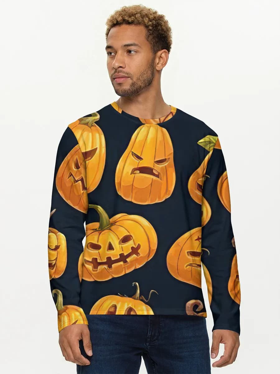 Men's cotton long sleeve shirt