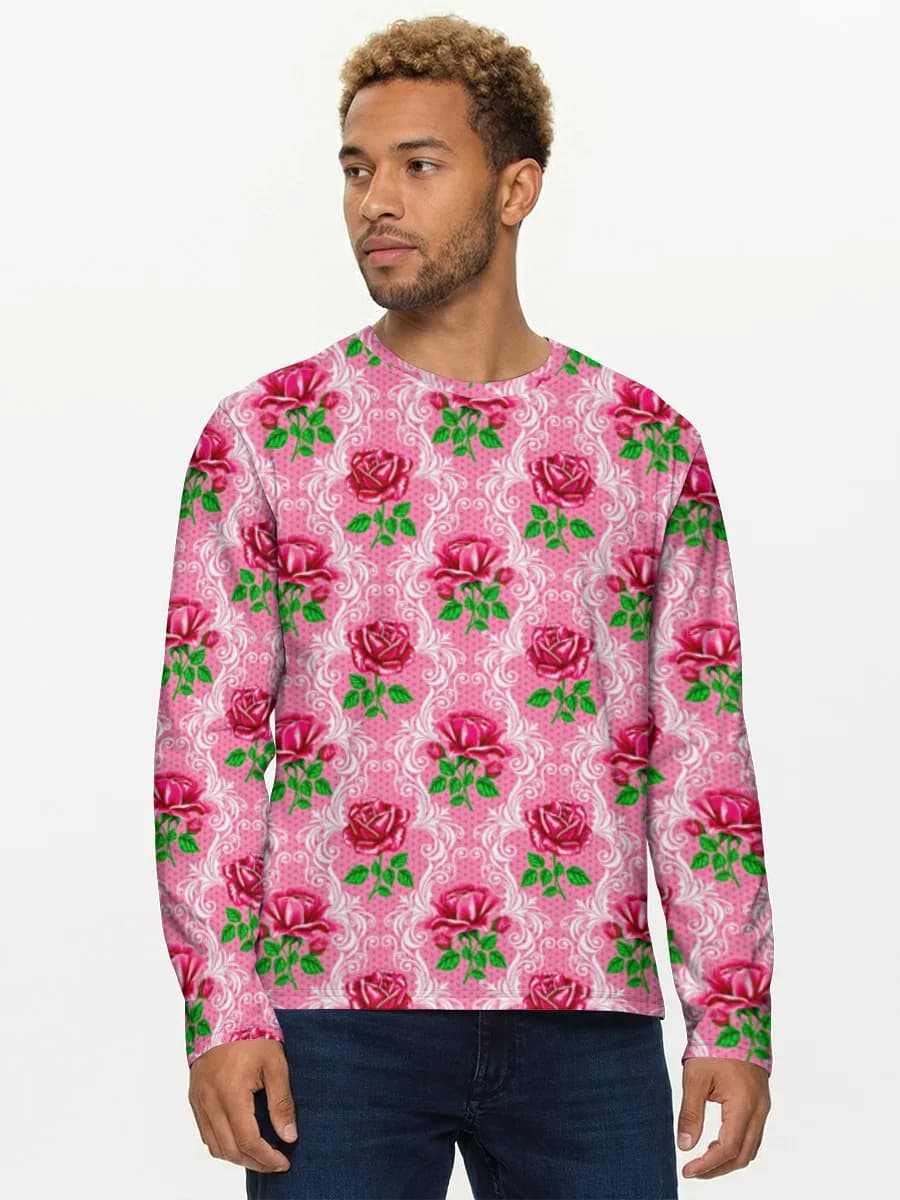 Men's cotton long sleeve shirt