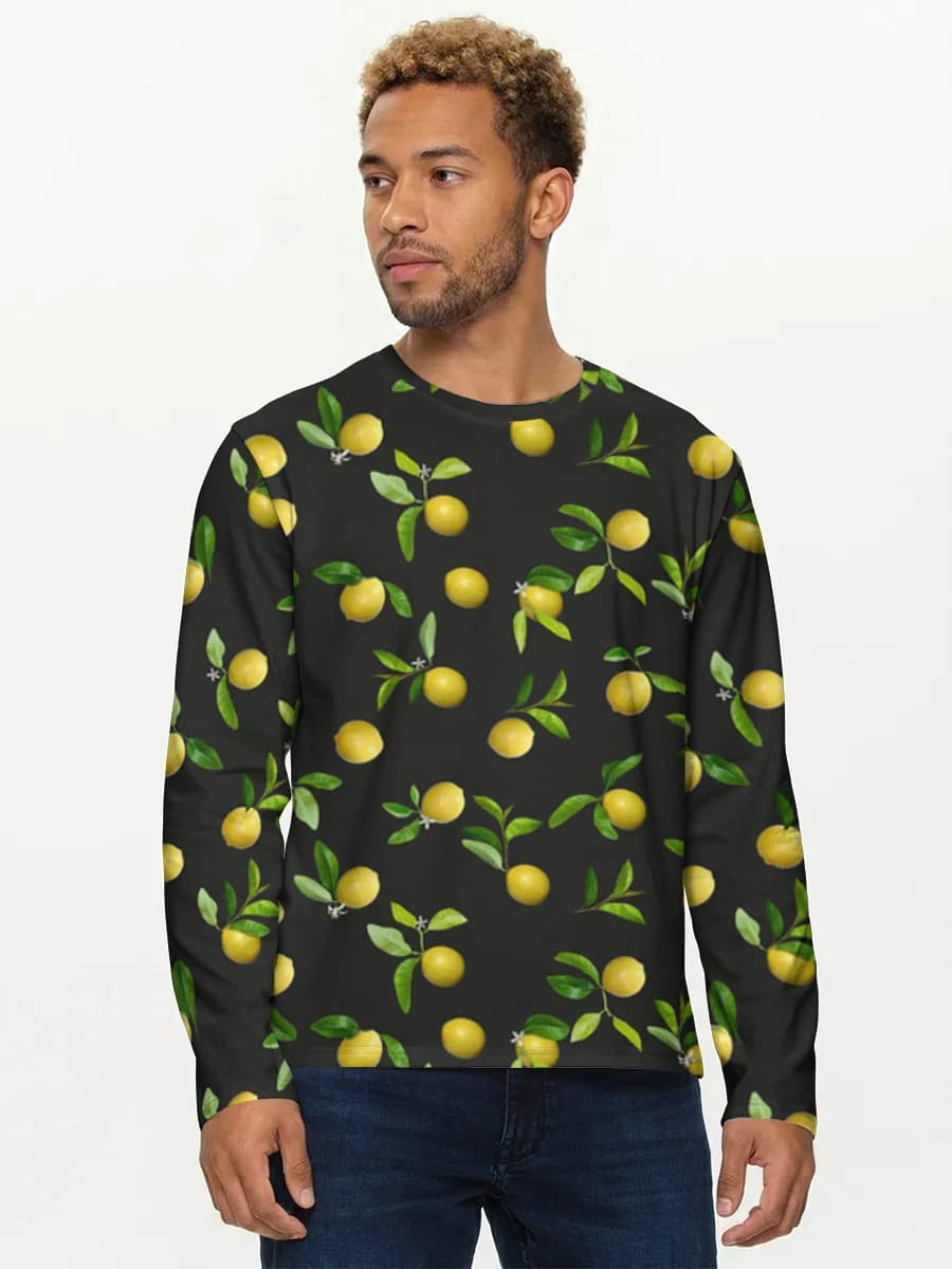 Men's cotton long sleeve shirt