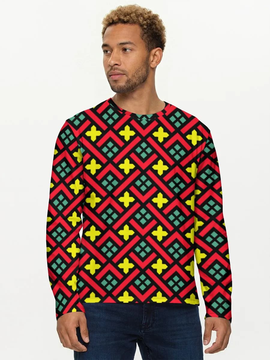 T-shirt Coton Manches Longues Homme
