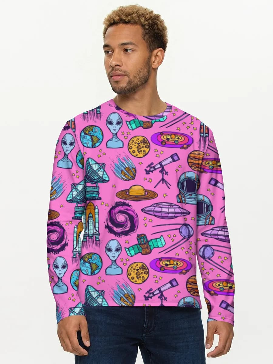 Men's cotton long sleeve shirt