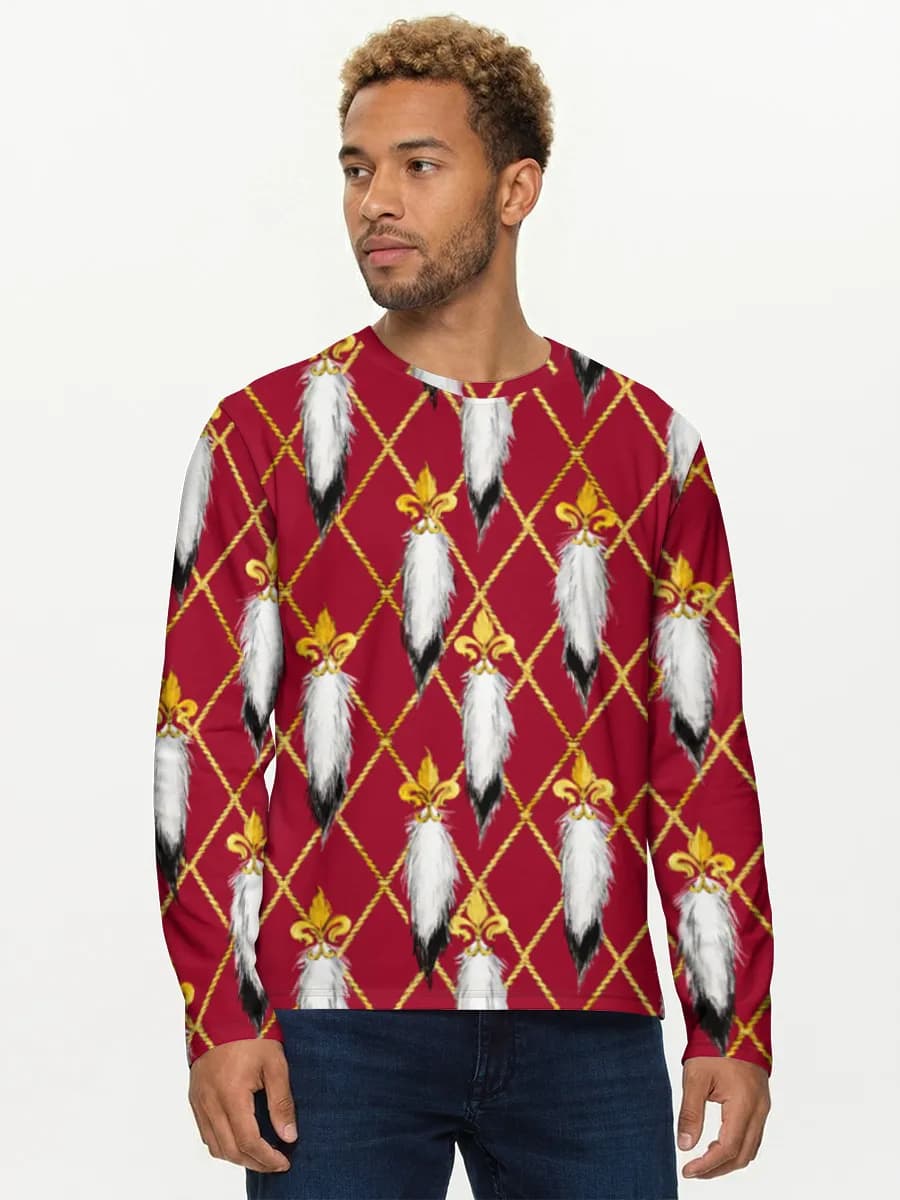 Camisa de manga larga de algodón para hombre