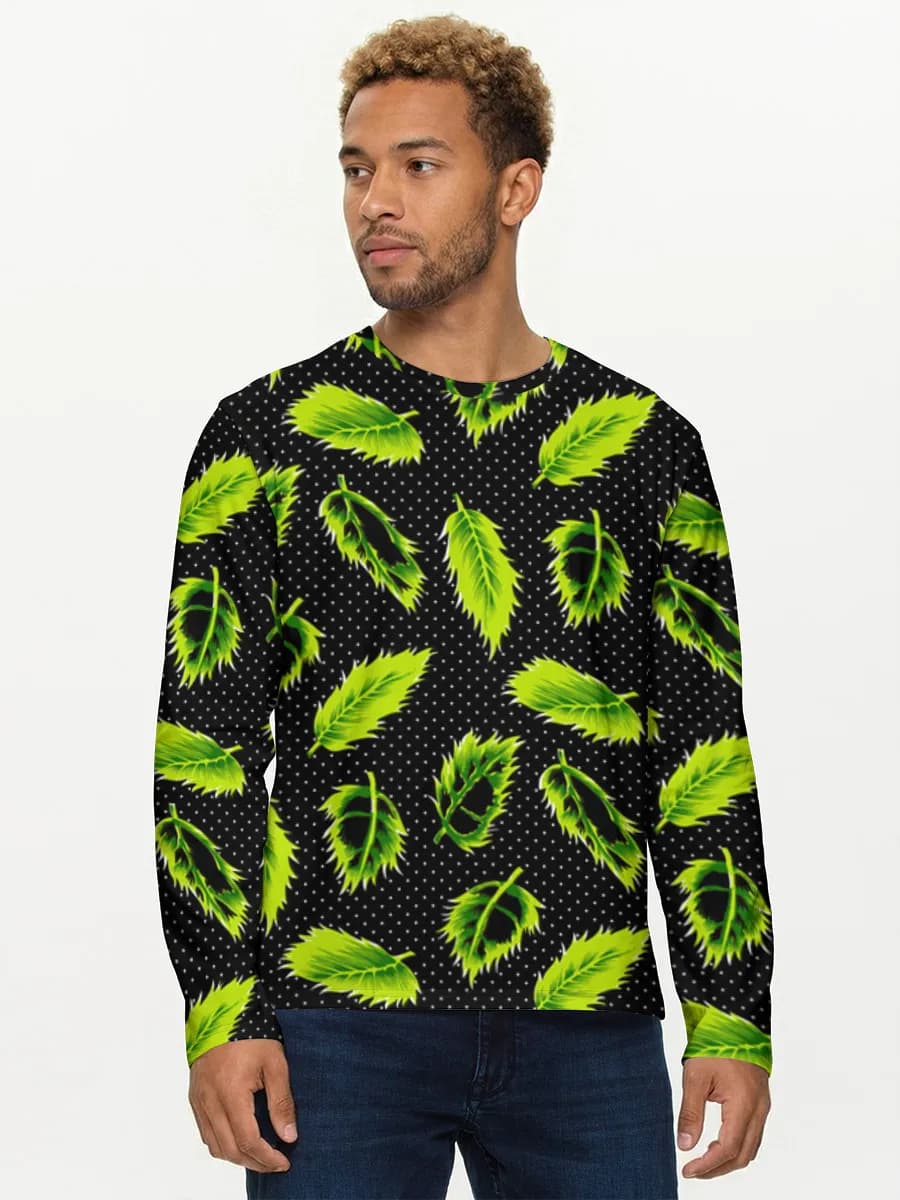 T-shirt Coton Manches Longues Homme