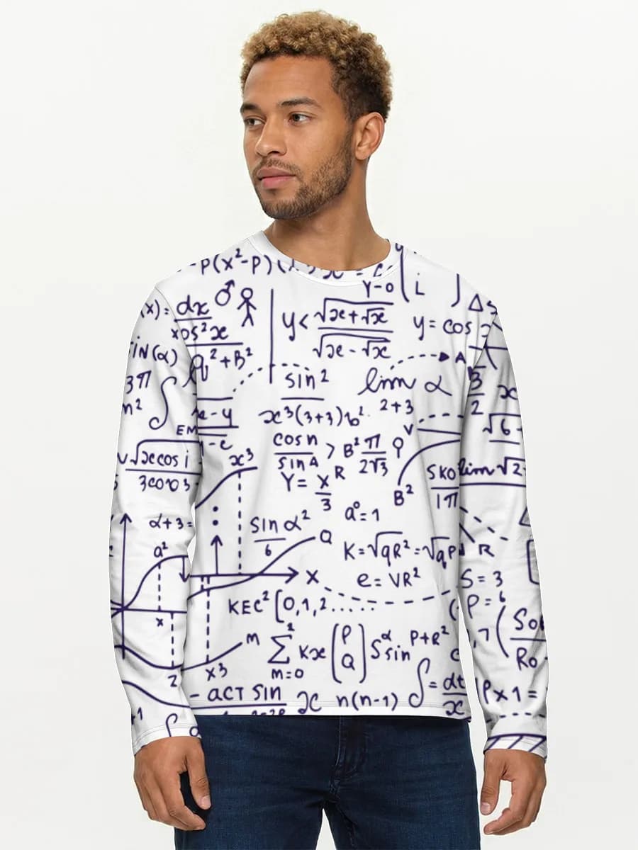 T-shirt Coton Manches Longues Homme