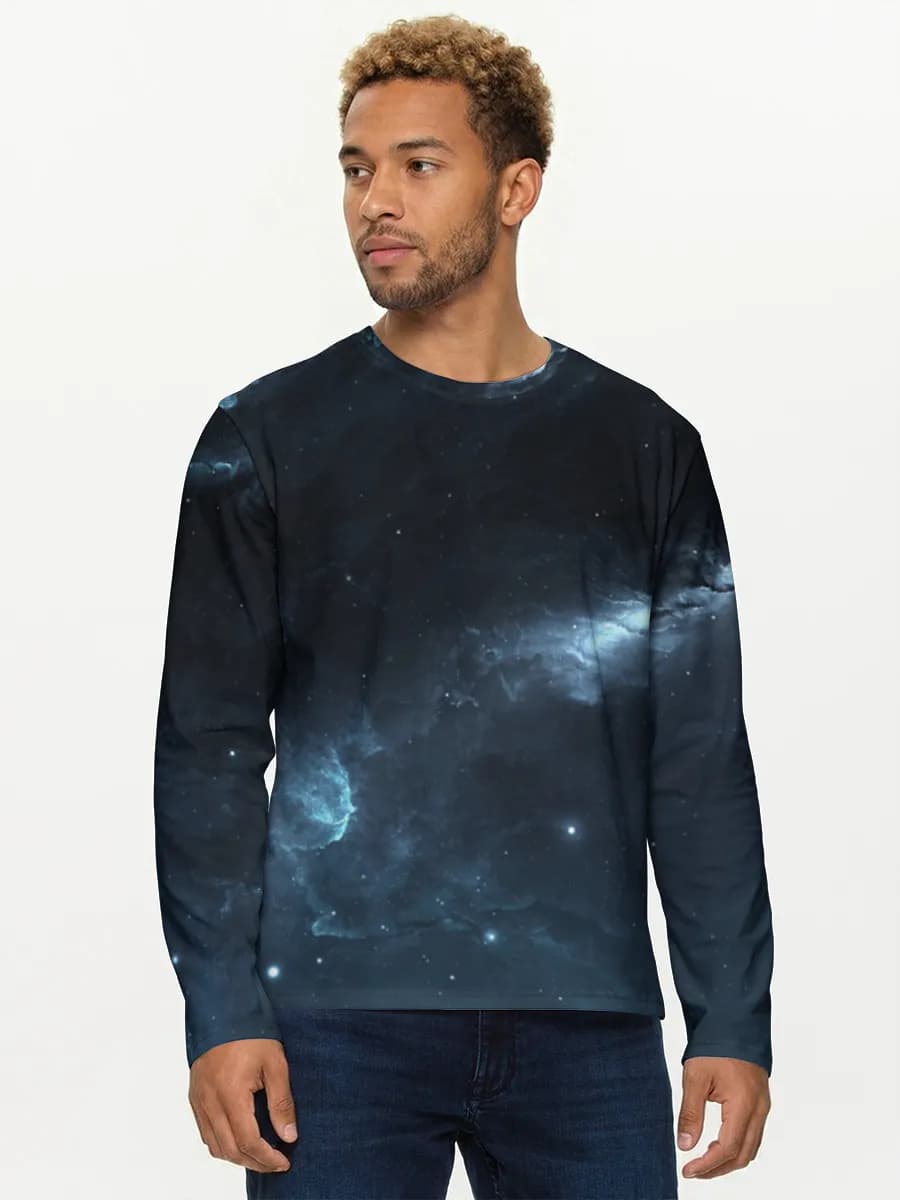 Men's cotton long sleeve shirt