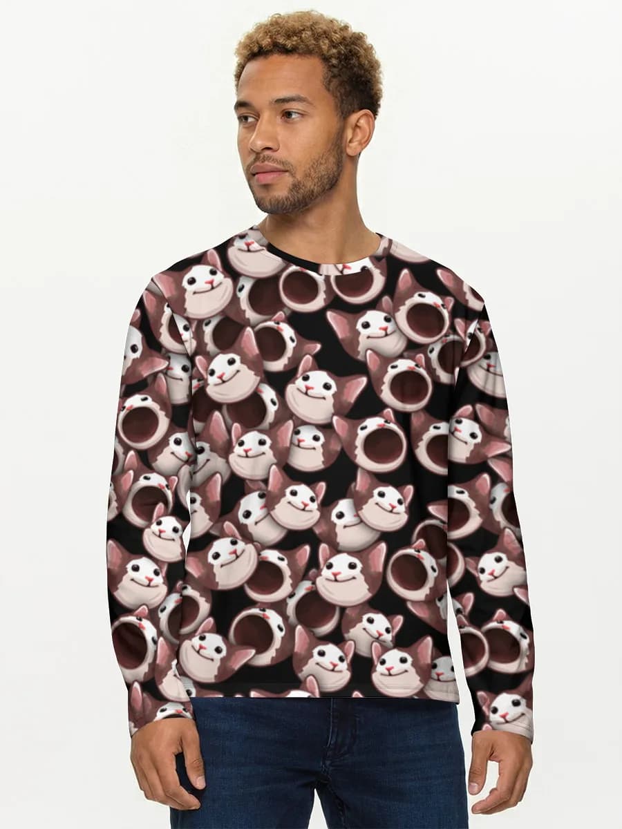 Men's cotton long sleeve shirt