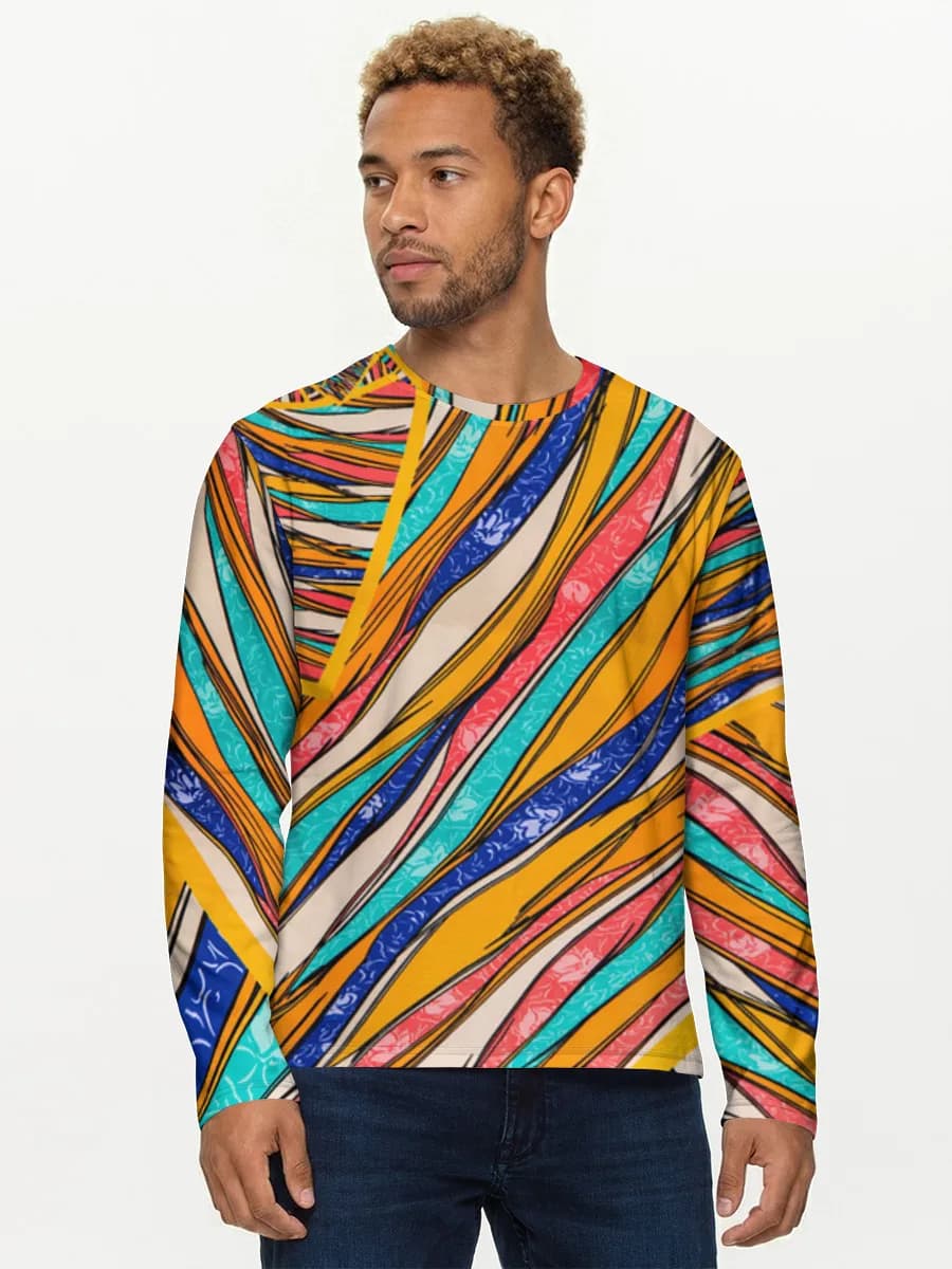 T-shirt Coton Manches Longues Homme