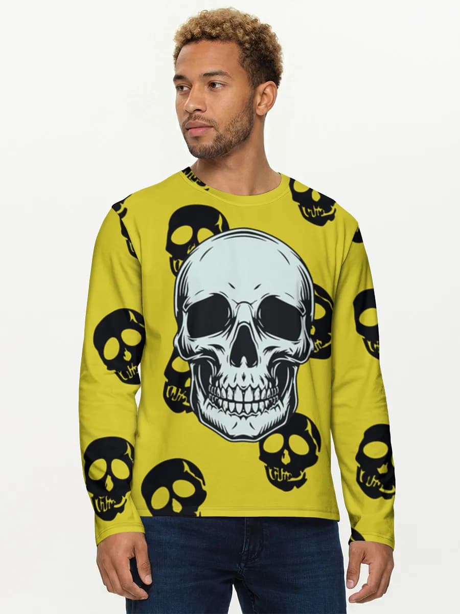 Men's cotton long sleeve shirt