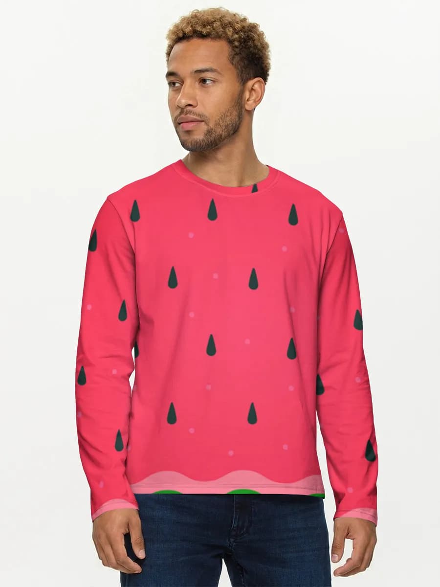 Camisa de manga larga de algodón para hombre