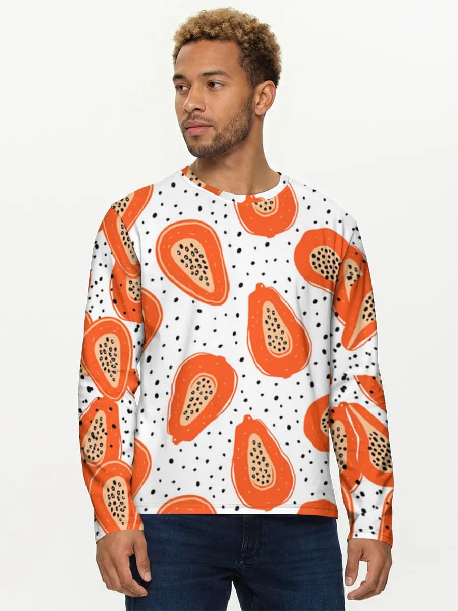 Men's cotton long sleeve shirt