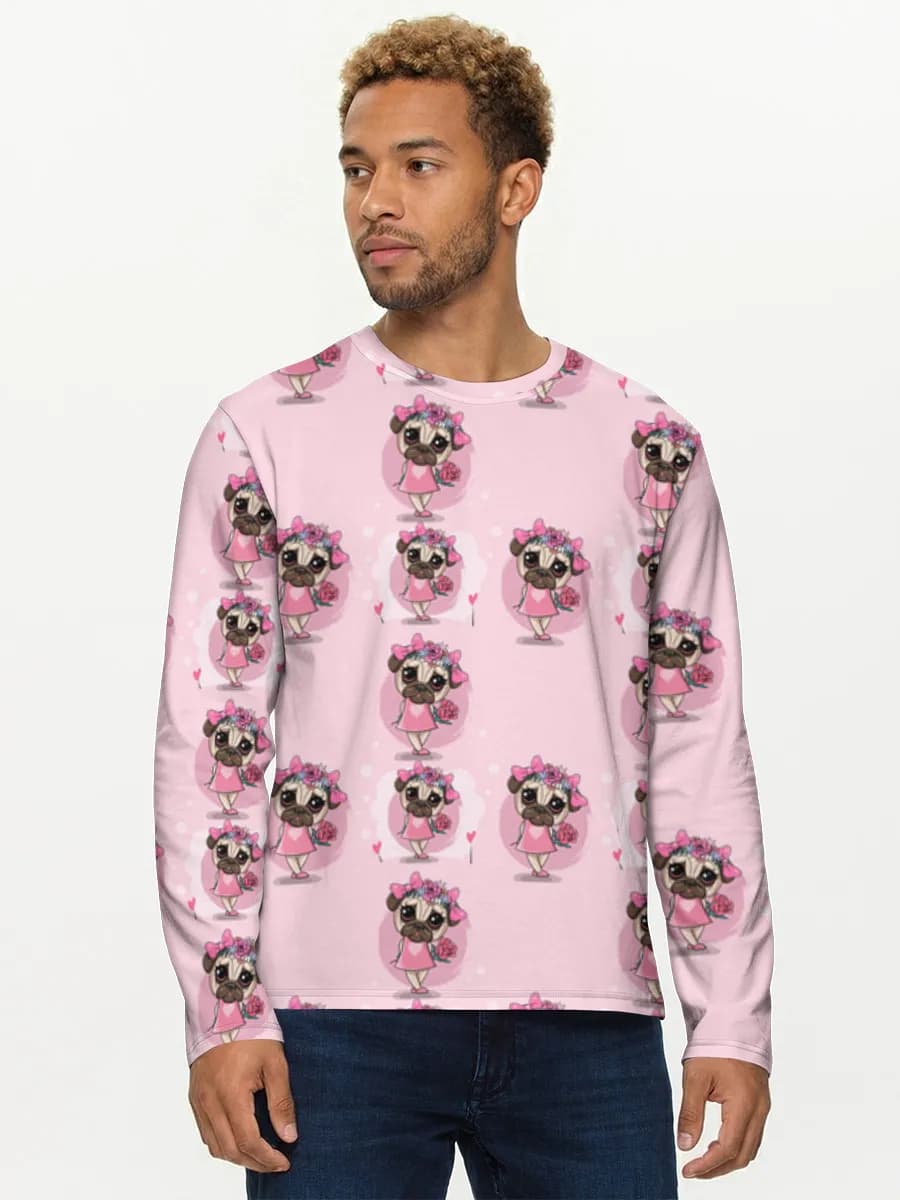 Men's cotton long sleeve shirt