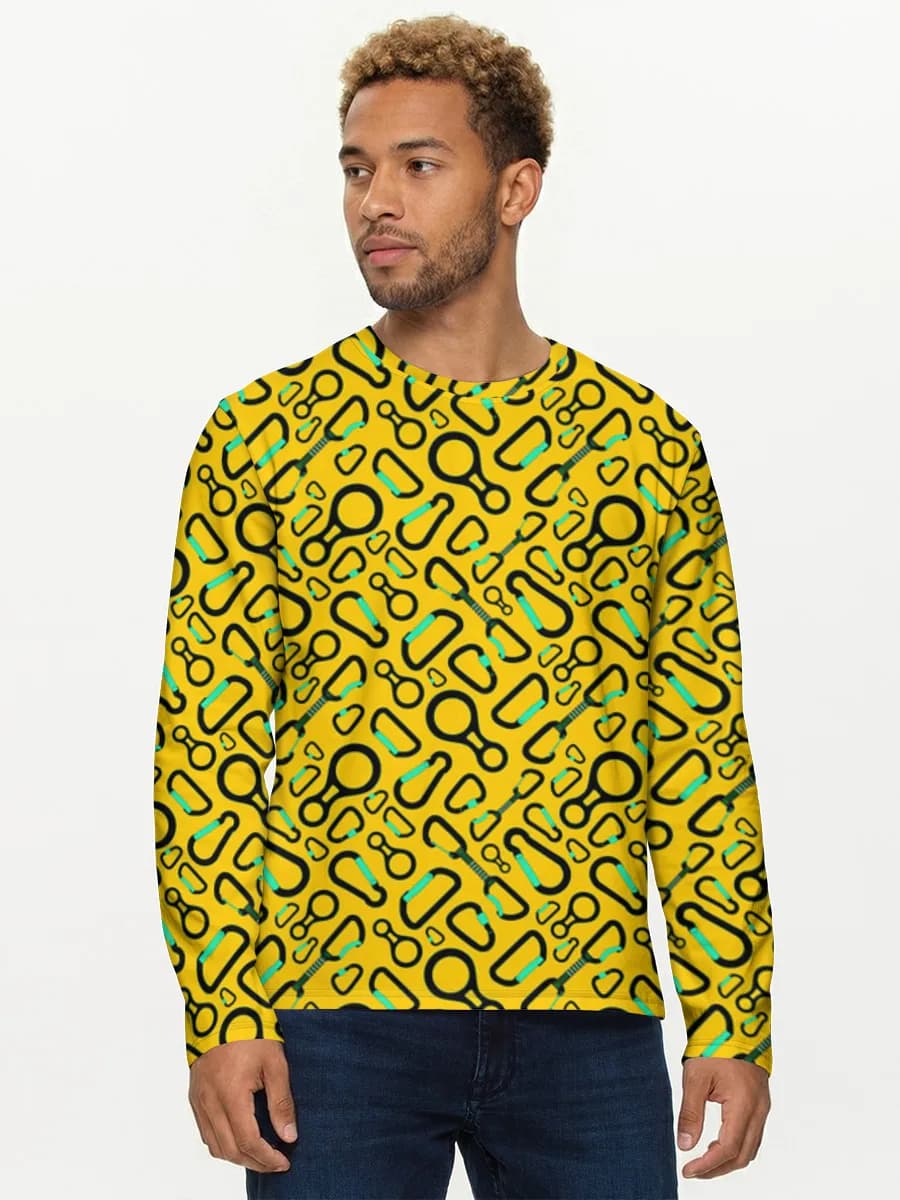 Camisa de manga larga de algodón para hombre