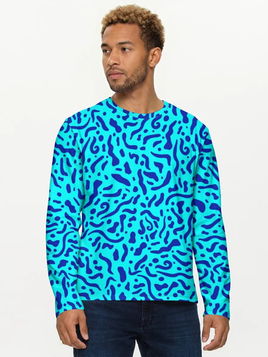 T-shirt Coton Manches Longues Homme