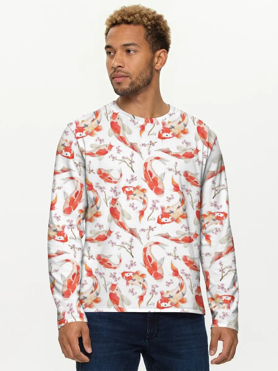 Men's cotton long sleeve shirt