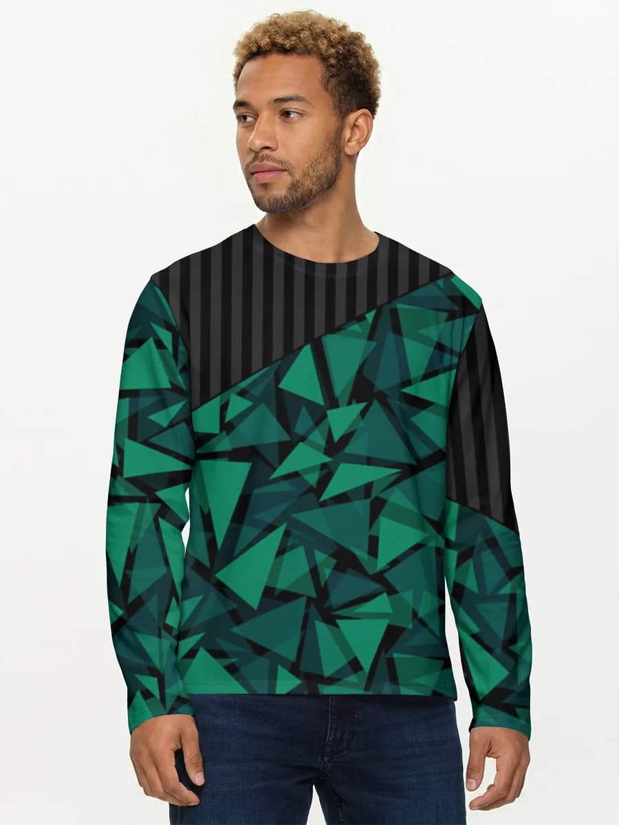 Men's cotton long sleeve shirt