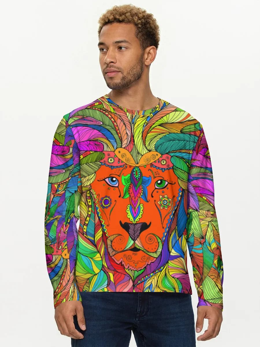 Men's cotton long sleeve shirt
