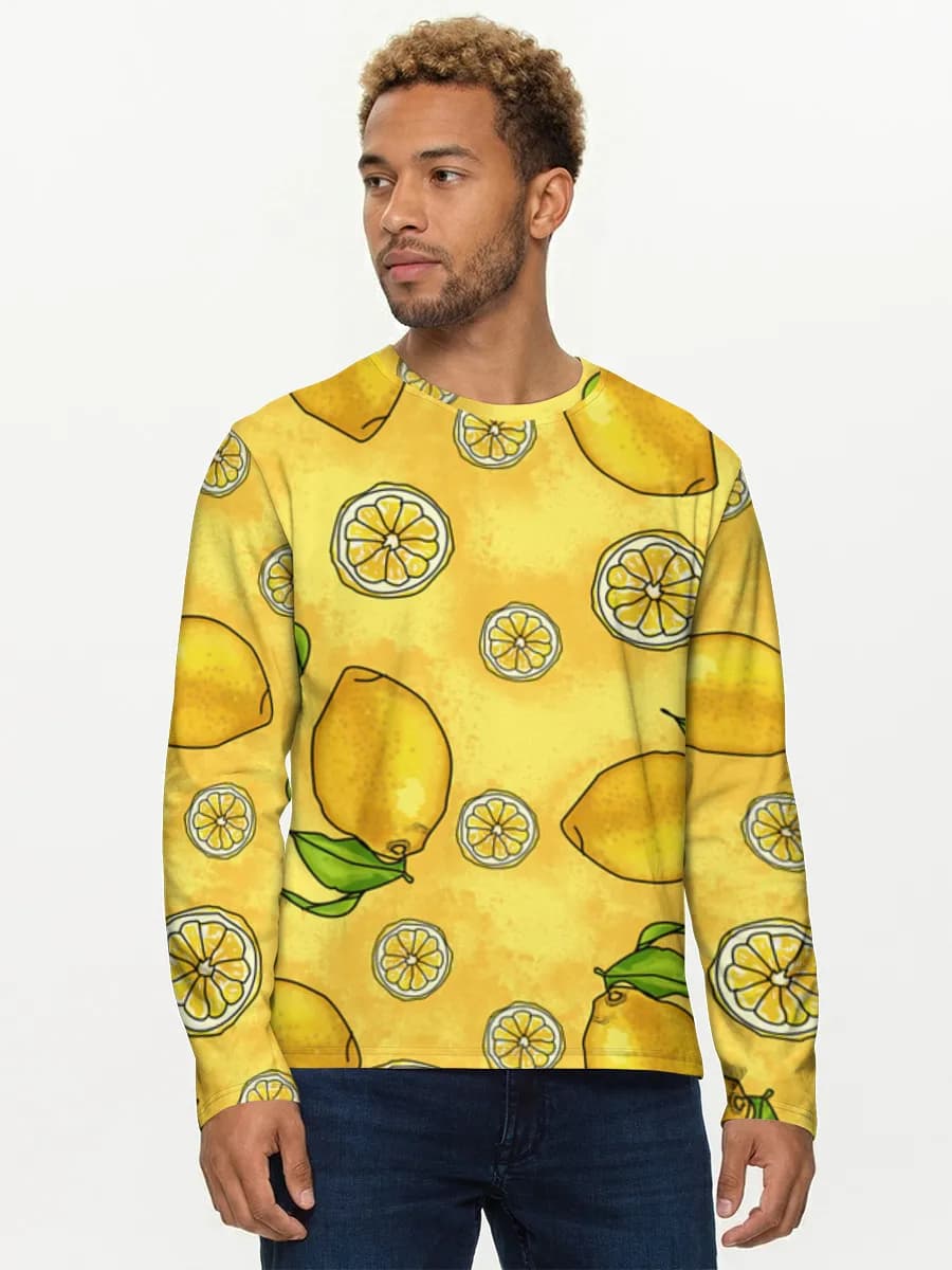 Men's cotton long sleeve shirt