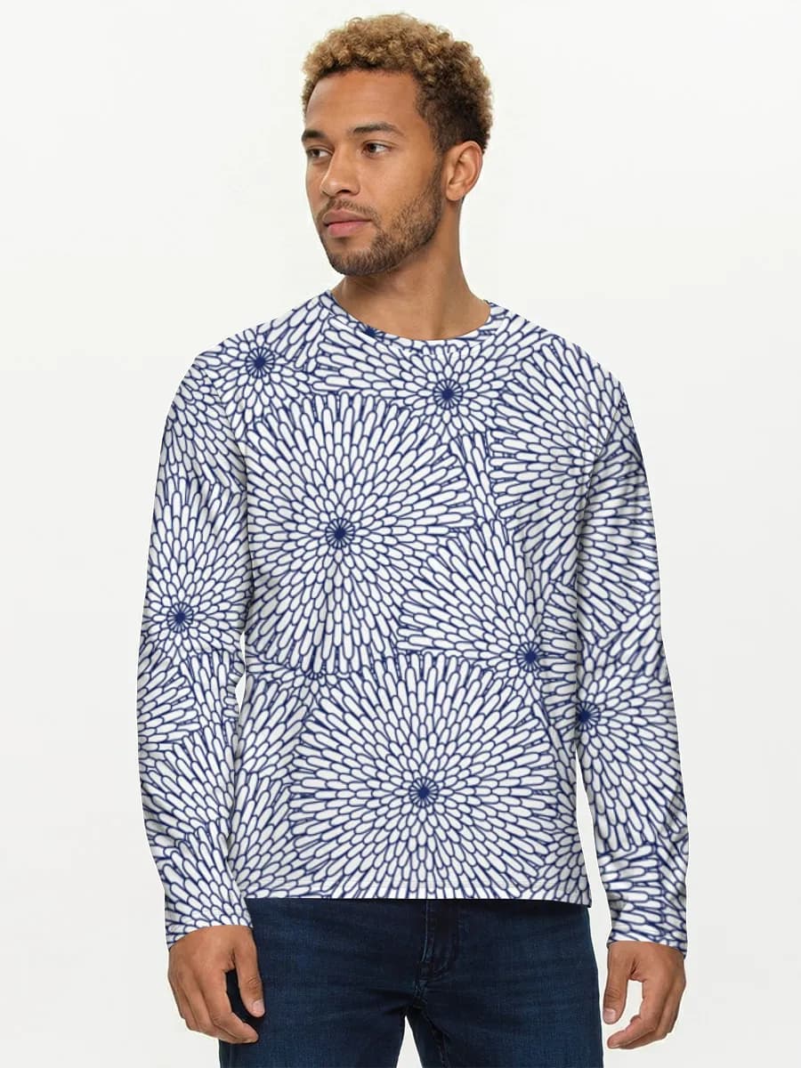 Men's cotton long sleeve shirt