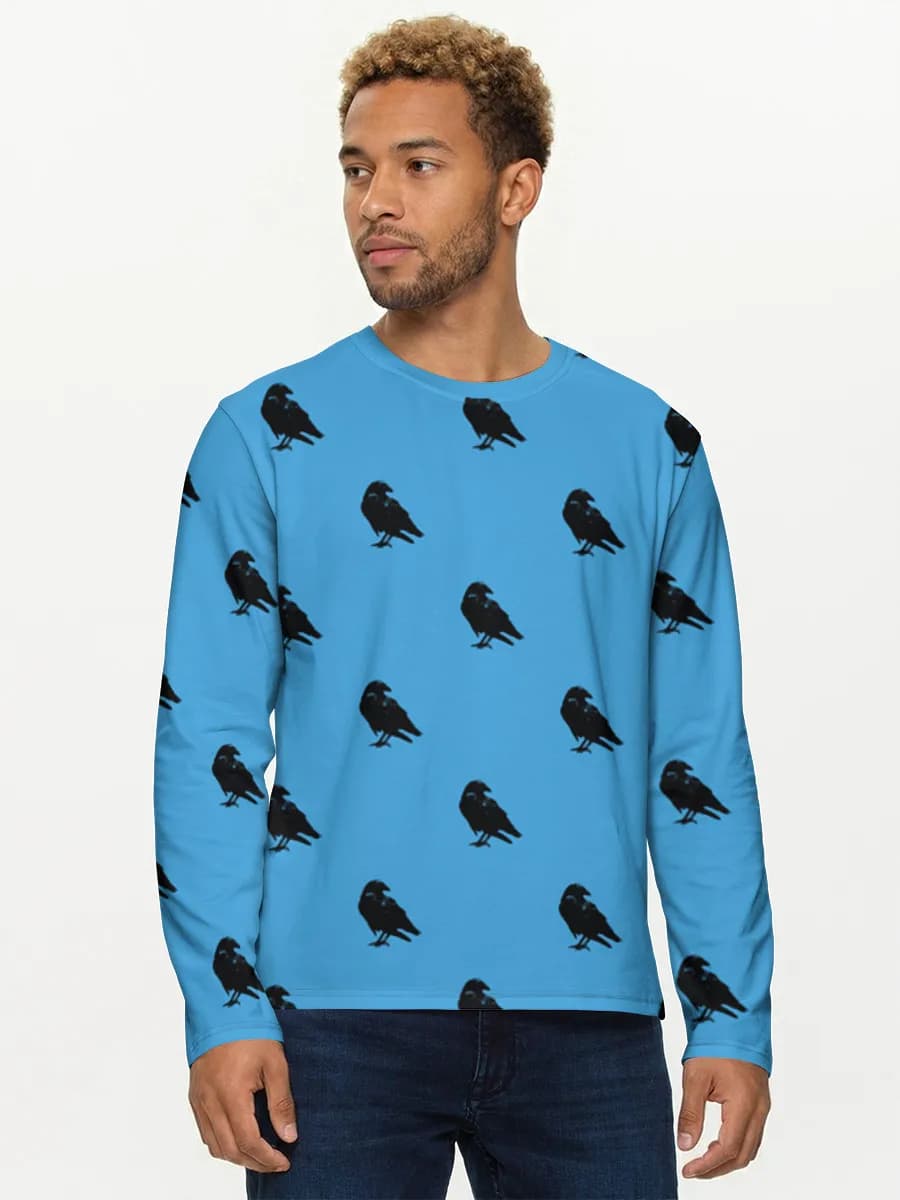 Men's cotton long sleeve shirt