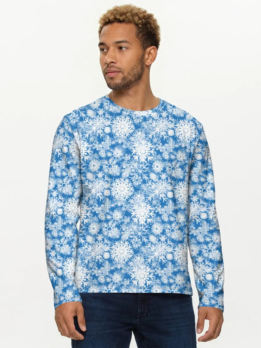 T-shirt Coton Manches Longues Homme