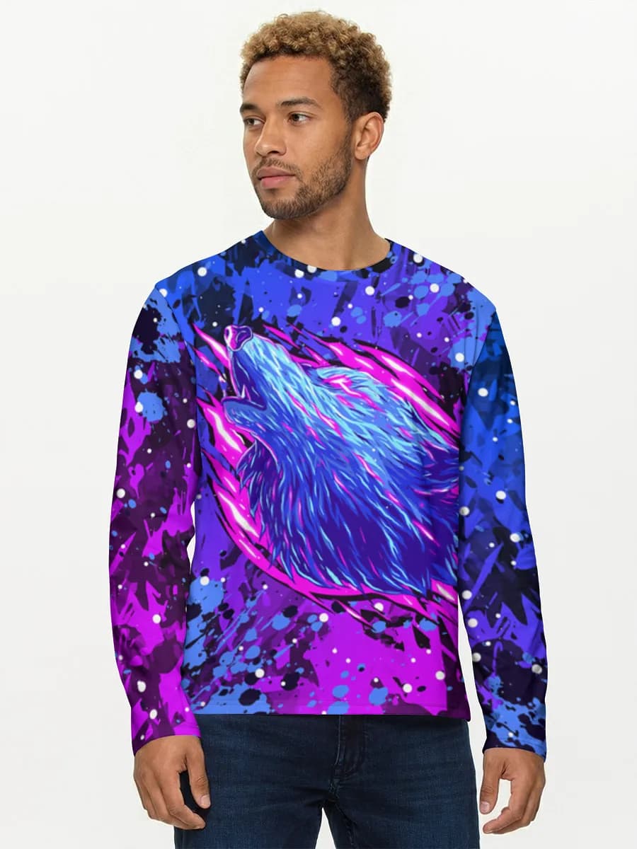 Men's cotton long sleeve shirt
