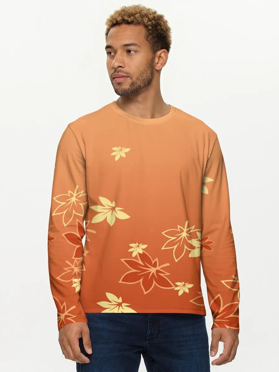 Men's cotton long sleeve shirt