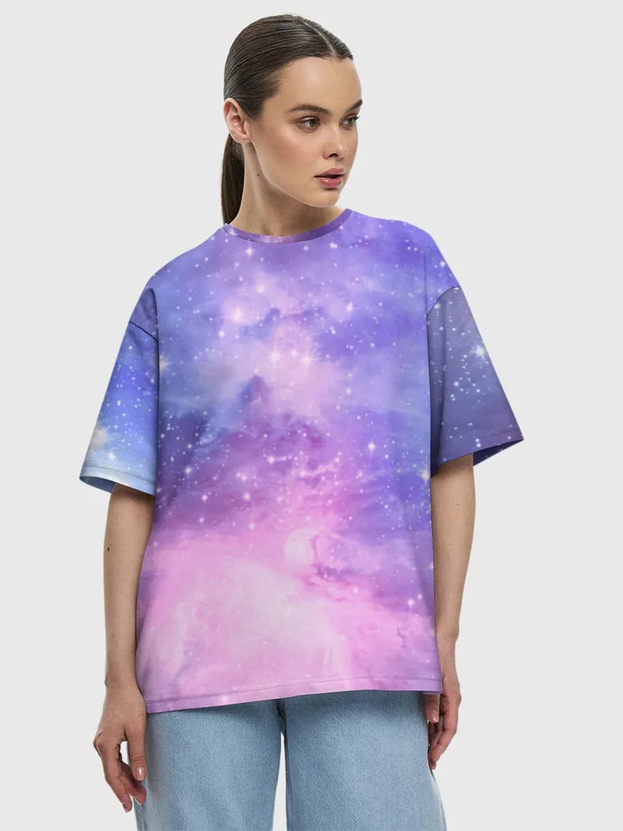 Women's oversized cotton T-shirt