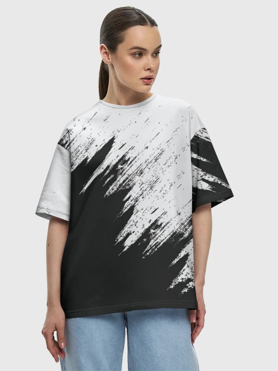Women's oversized cotton T-shirt