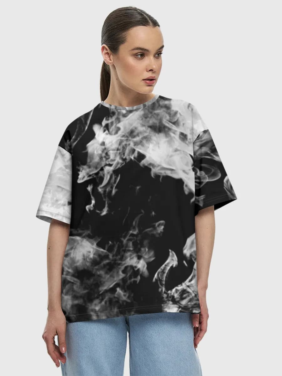 Women's oversized cotton T-shirt