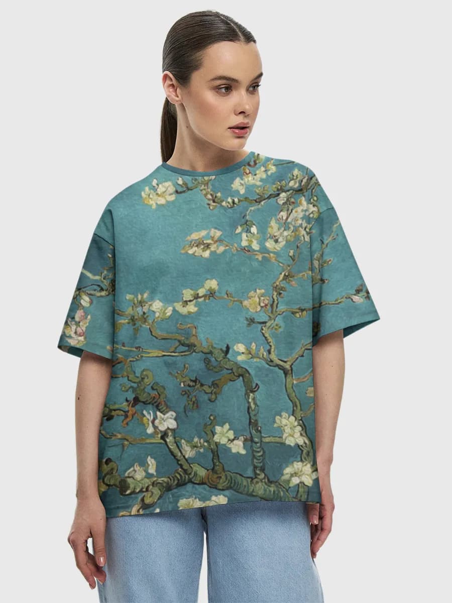 Women's oversized cotton T-shirt