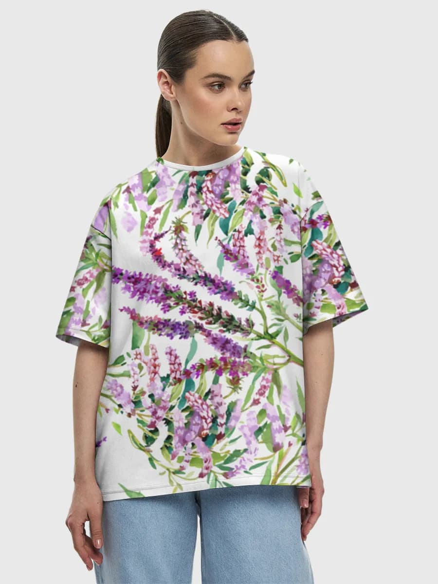 Women's oversized cotton T-shirt
