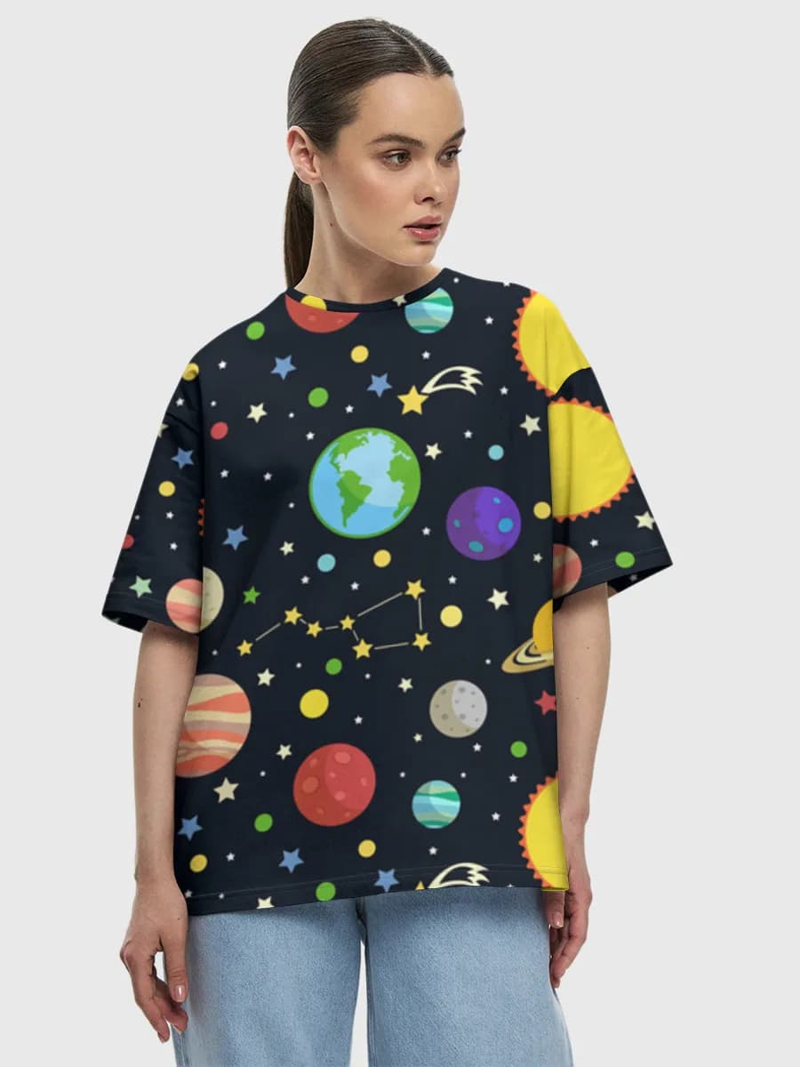 T-shirt Coton Oversize Femme