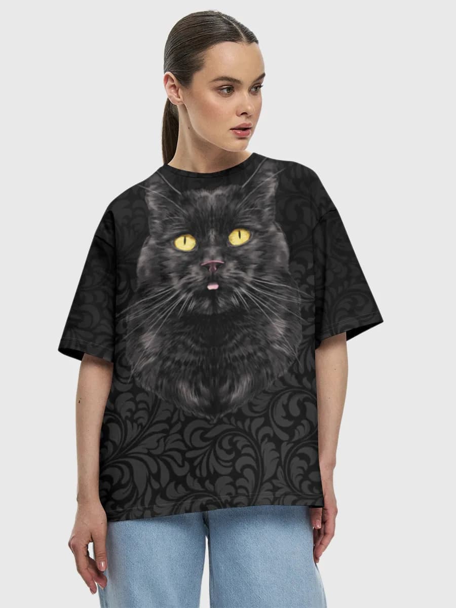 Women's oversized cotton T-shirt