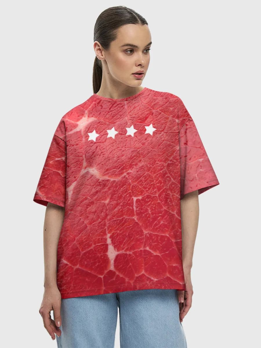Women's oversized cotton T-shirt