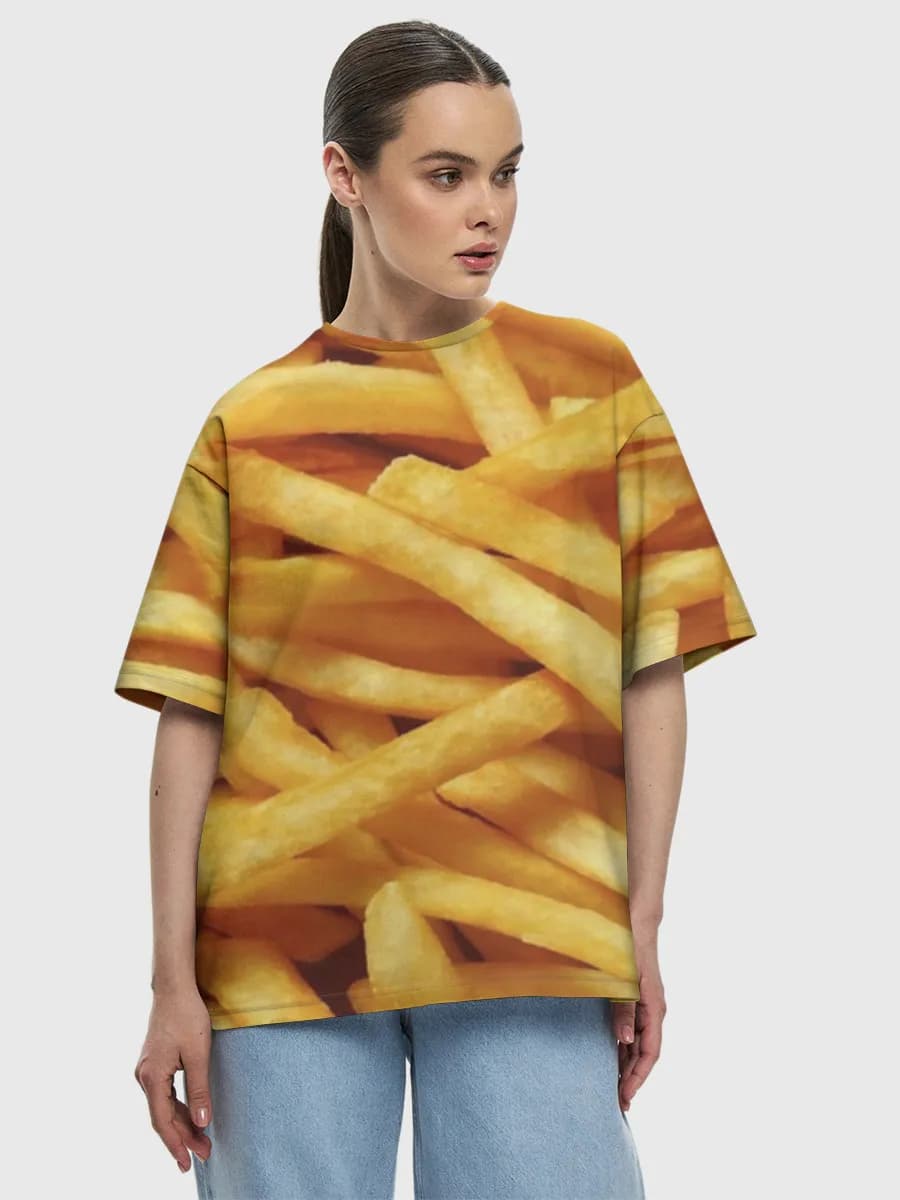 Women's oversized cotton T-shirt