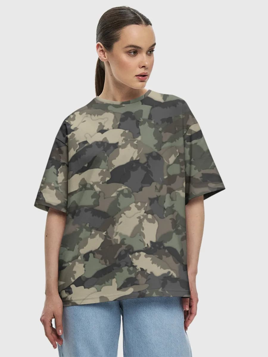 Women's oversized cotton T-shirt
