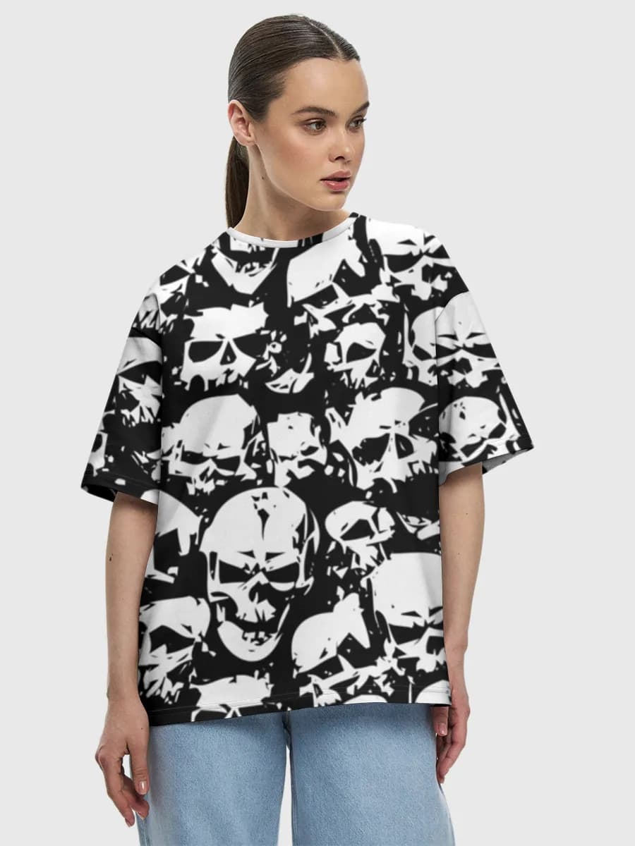 Women's oversized cotton T-shirt