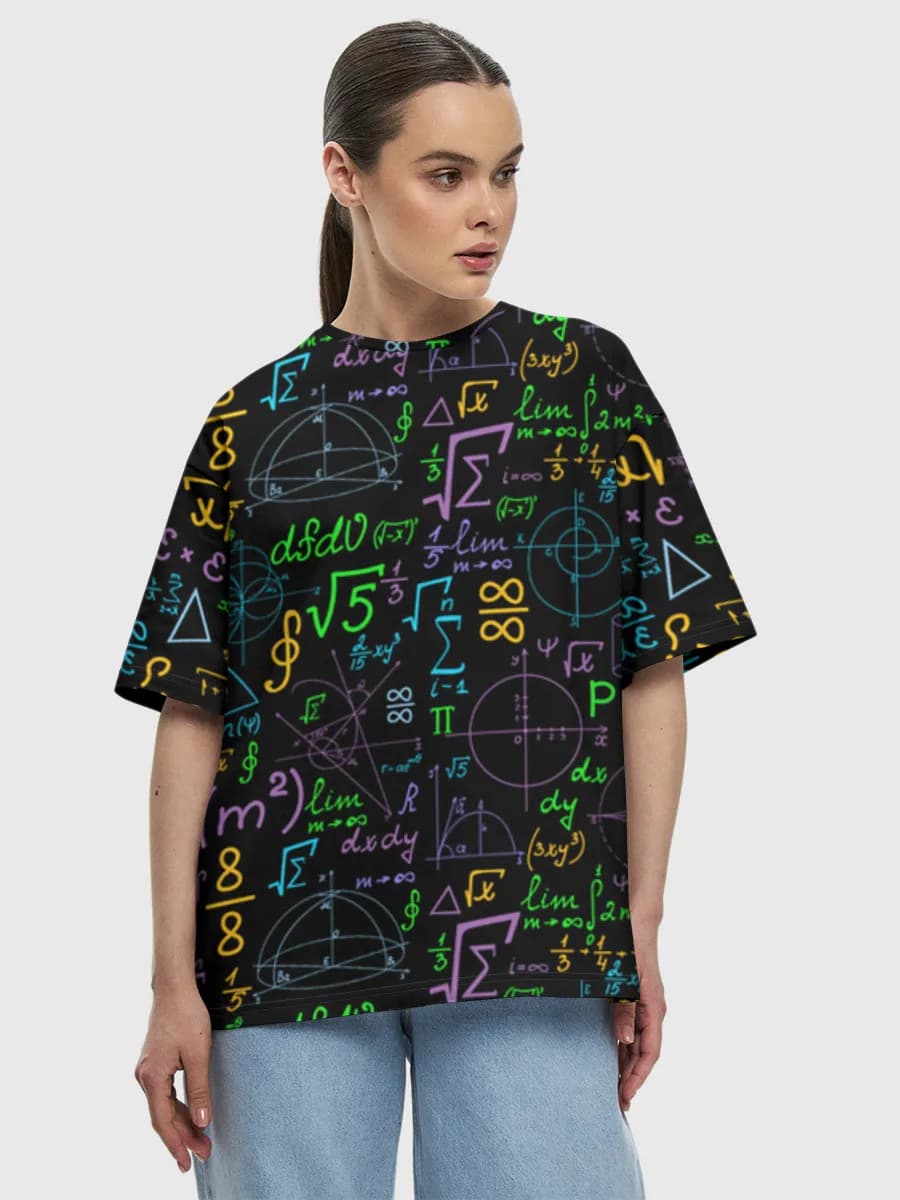 Women's oversized cotton T-shirt