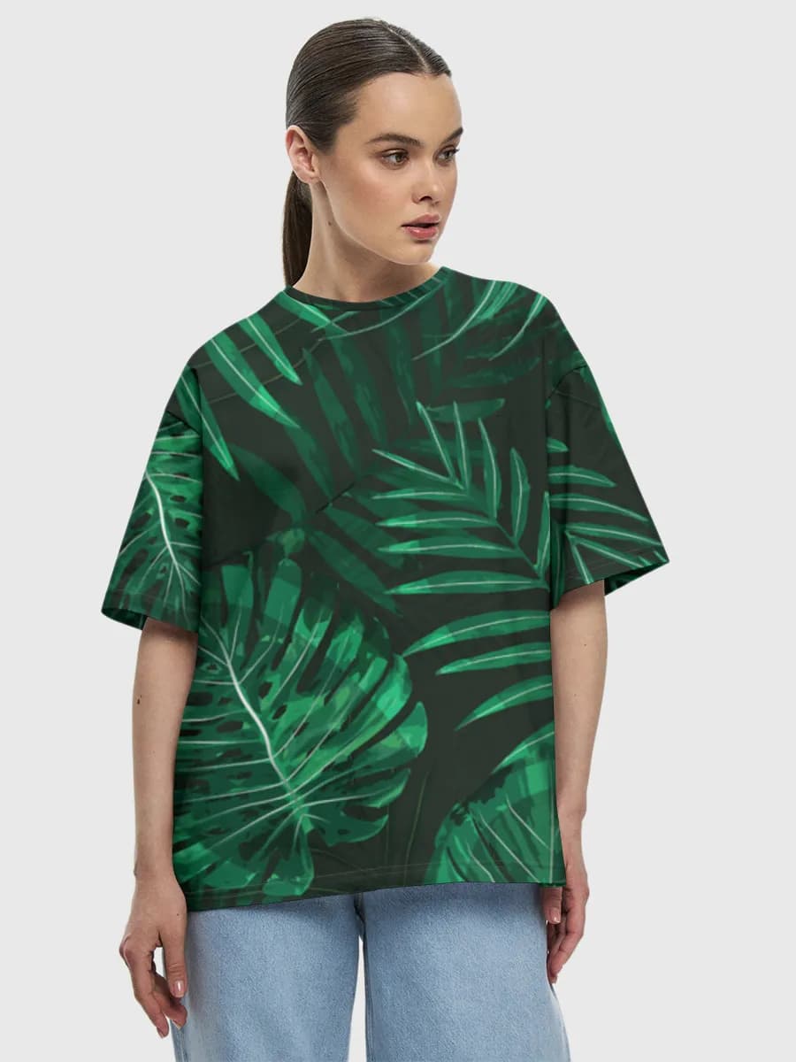 Women's oversized cotton T-shirt