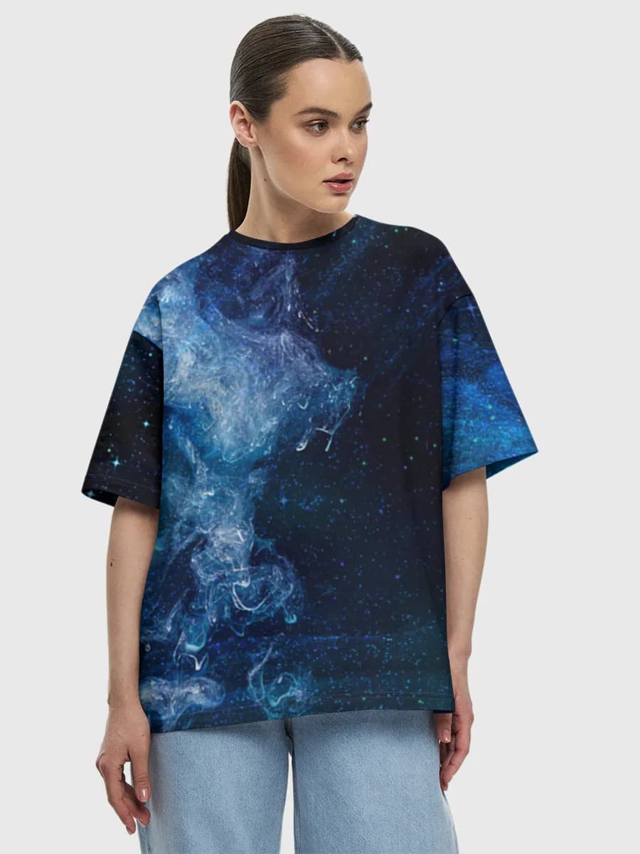 Women's oversized cotton T-shirt