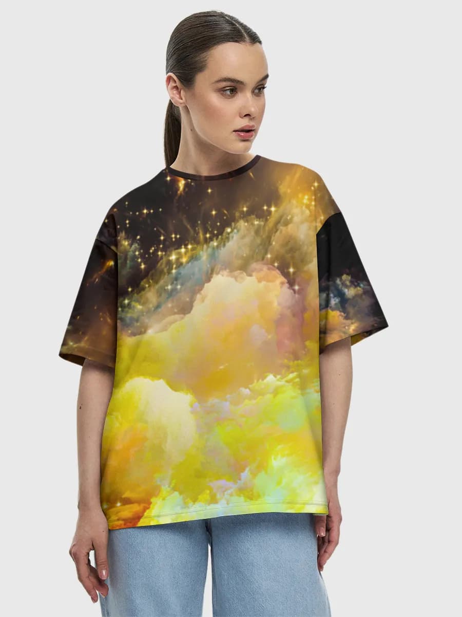 Women's oversized cotton T-shirt