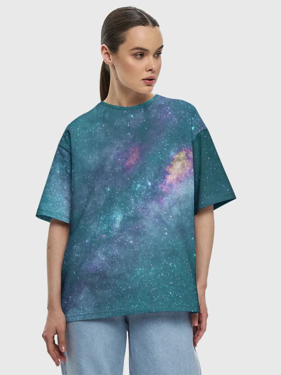 Women's oversized cotton T-shirt