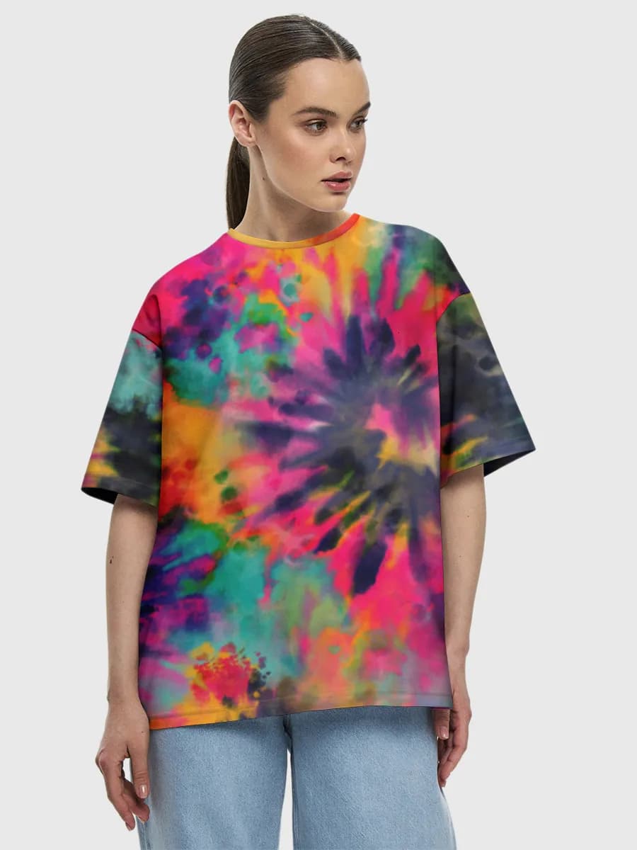 Women's oversized cotton T-shirt
