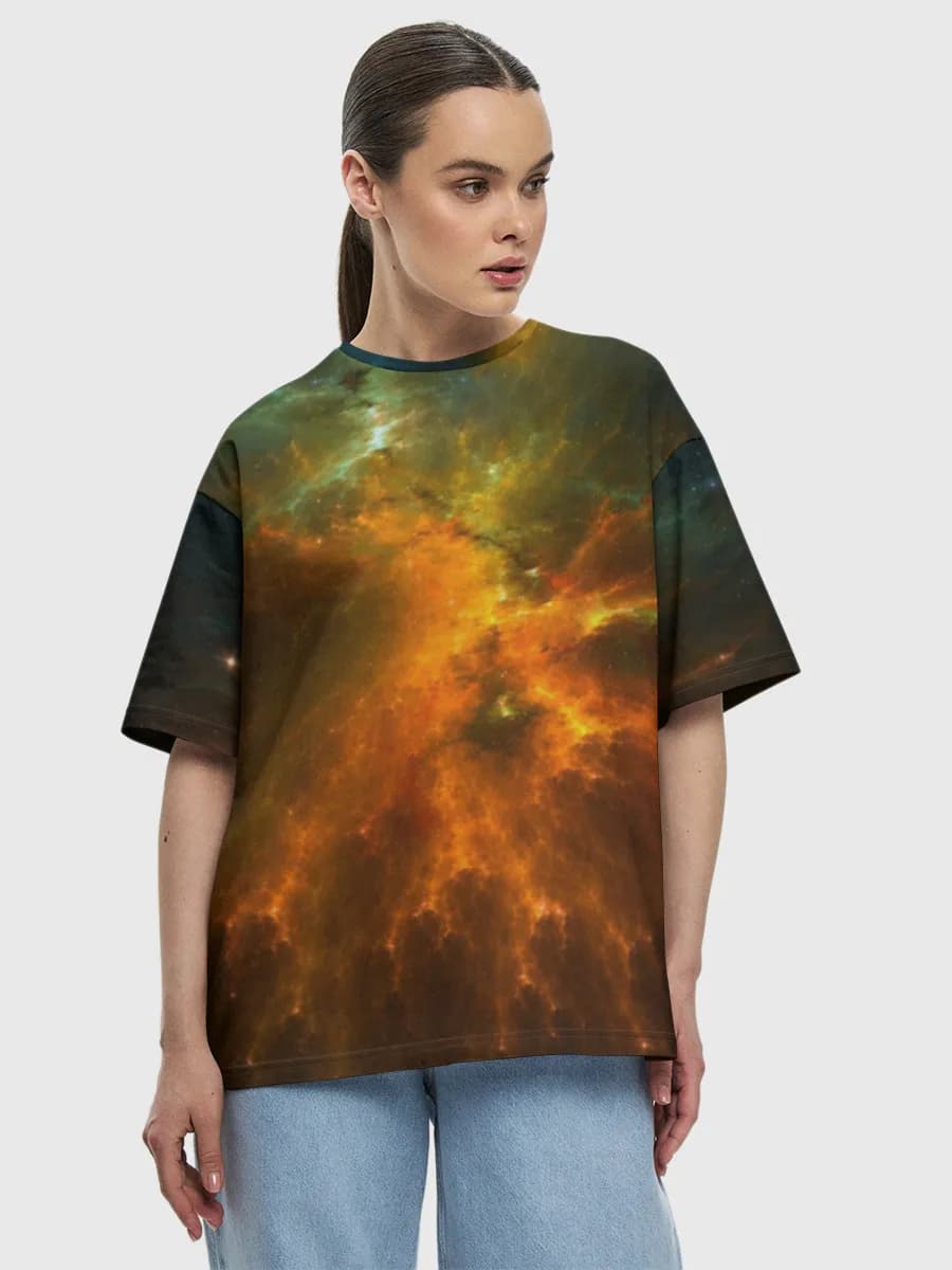 Women's oversized cotton T-shirt
