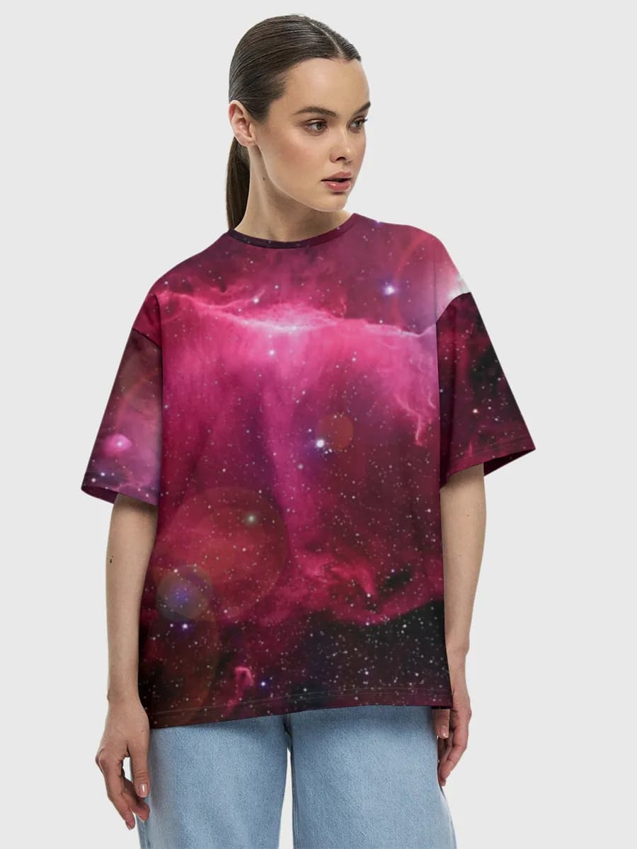 Women's oversized cotton T-shirt
