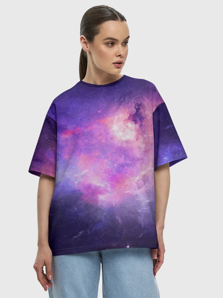 Women's oversized cotton T-shirt
