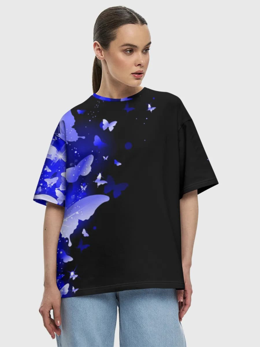 Women's oversized cotton T-shirt