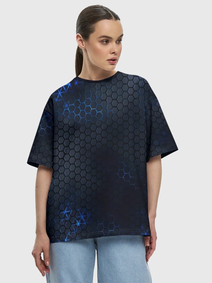 Women's oversized cotton T-shirt