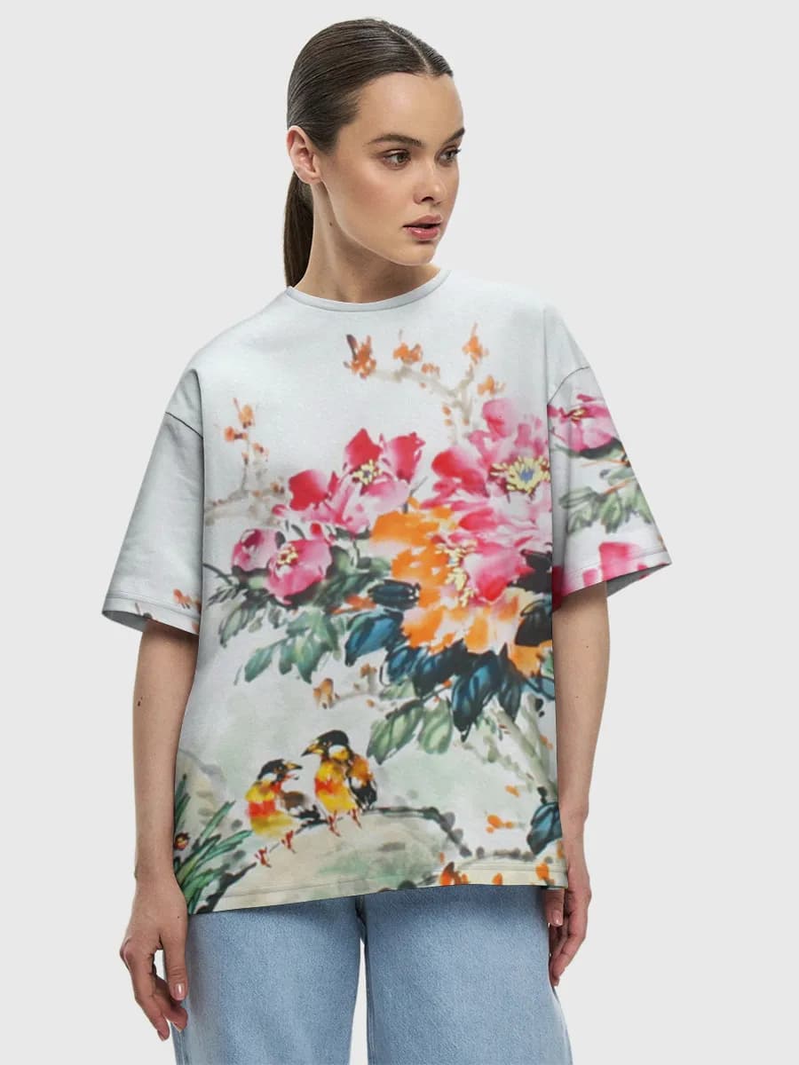T-shirt Coton Oversize Femme
